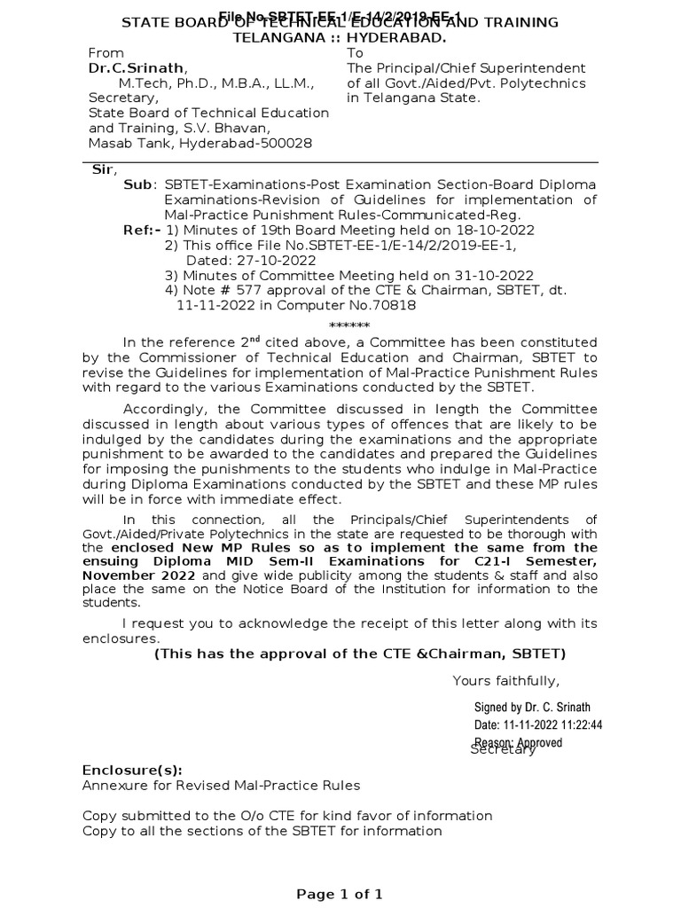letter-to-the-principals-on-revised-mal-practice-punishment-rules-2022