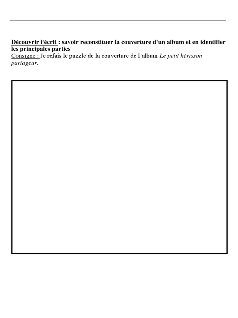Coloriage Le Petit Hérisson Partageur Le-petit-herisson-partageur | PDF