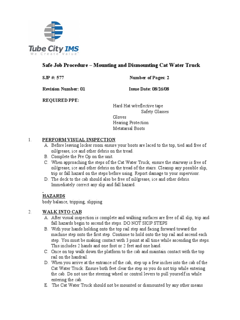 Cat Water Truck Capacity