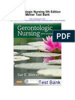 Gerontologic Nursing 5th Edition Meiner Test Bank