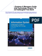 Information Systems A Managers Guide To Harnessing Technology Version 7 0 7th Edition Gallaugher Test Bank