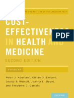 Cost-effectiveness in Health and Medicine Project Summary (Coll.) (Z-Library)