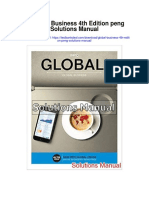 Global Business 4th Edition Peng Solutions Manual