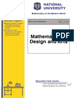 CM 5 MMW Mathematics of Design and Arts
