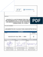 Anexo 6 - Lineamientos de Calidad para Subcontratistas