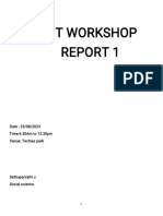 Ict Workshop Report One