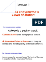 Lecture 3 Forces and Newton - S Laws