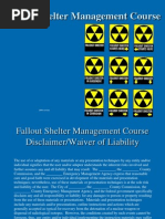 Fallout Shelter Management Course - Public Shelters Jan 2007 Generic