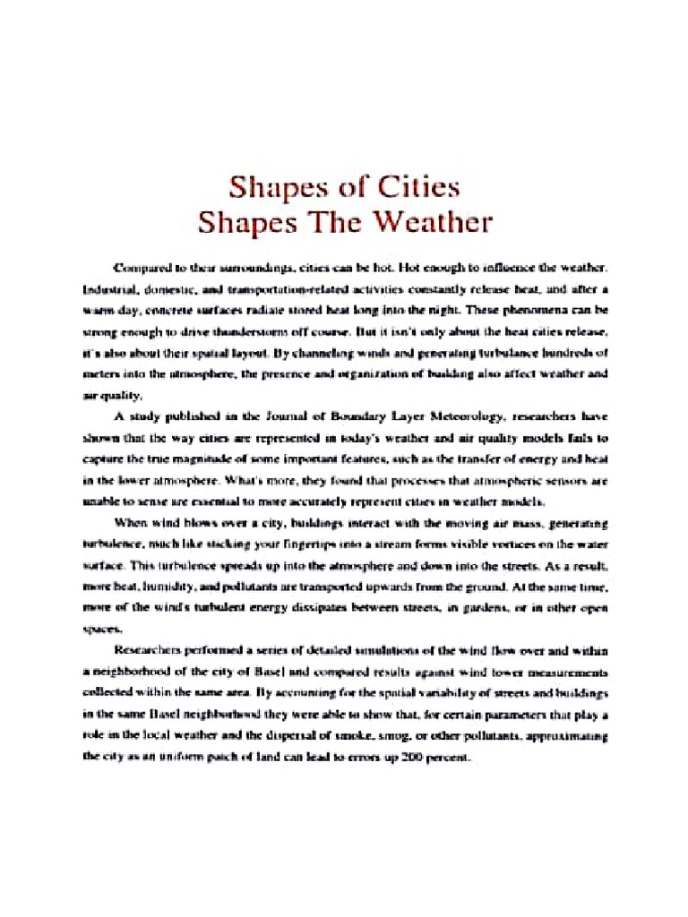 Weather | PDF