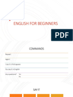 English For Beginners