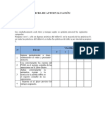 Ficha de Autoevaluacion