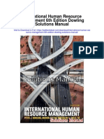 International Human Resource Management 6th Edition Dowling Solutions Manual