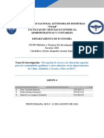 Universidad Nacional Autónoma de Honduras "UNAH" Facultad de Ciencias Económicas, Administrativas Y Contables. Departamento de Economía