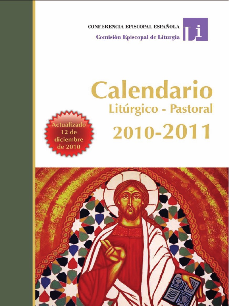Calendario LitÃºrgico Conferencia Episcopal EspaÃ Ola