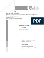 Tarea 6 Análisis de La Solución Proyectos Empresariales 2