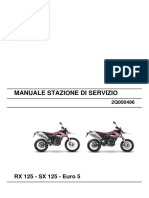 Manuale Stazione Di Servizio: RX 125 - SX 125 - Euro 5