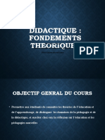 Didactique - Fondements Theoriques 3