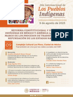 Cartel INPI Dia Internacional de Los Pueblos Indigenas 2023