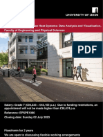 EPSPE1090 - Research Fellow in Urban Heat Systems - Data Analysis and Visualisation