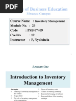 Lesson 1 + 2 Meaning and Purpose of IM