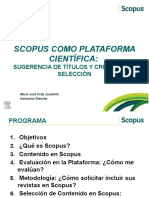 Indización Scopus - Majo 2013