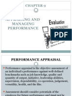 Appraising and Managing Performance