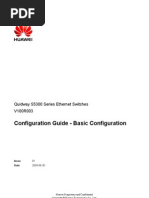 Quidway S5300 Configuration Guide - Basic Configuration (V100R003 - 01)