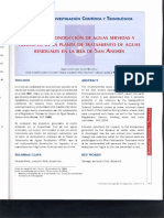 Sistema de Conducción de Aguas Servidas Prediseño de La Planta de Tratamiento de Aguas Residuales en La Isla de San Ándrés