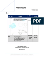 PRESUPUESTO 1 y Media