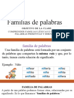 Familia de Palabras