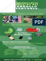 Infografia Reciclaje Ecologia Ilustrado Verde Oscuro