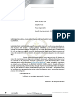 Apersonamiento Fiscalia de Familia Matilde