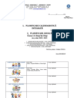 Planificare Clasa 1a SBS Cu Opis