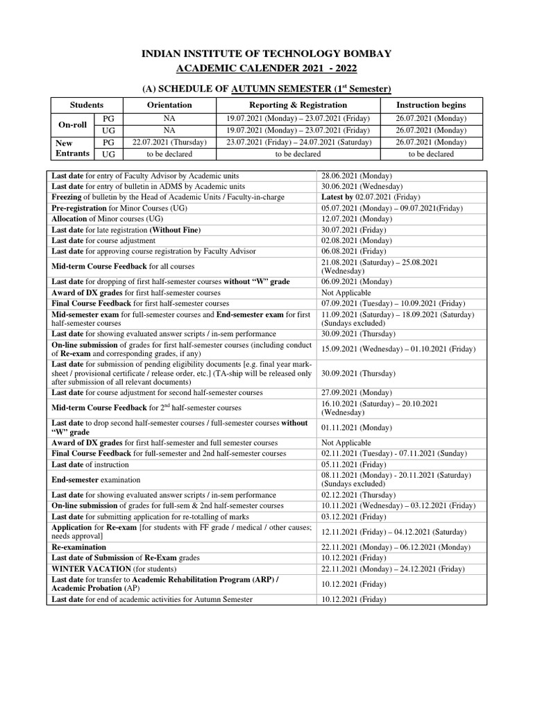 Washu Calendar 2021 22