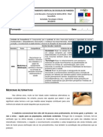 Ficha - Medicinas Alternativas e Trapêuticas Complementares