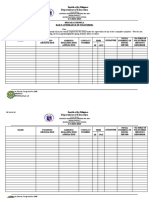 BE Form 4 DAILY ATTENDANCE OF VOLUNTEERS