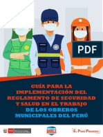 Guía Para La Implementación Del Reglamento de Seguridad y