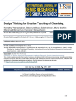 Design Thinking For Creative Teaching of Chemistry.: Komathy Veerasinghan