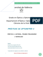 Practica 2 Historial, Pruebas Preliminares