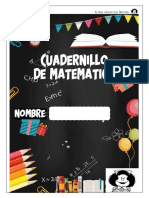 Cuadernillo MATEMÁTICA 3 PARA PDF