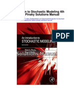 Introduction To Stochastic Modeling 4th Edition Pinsky Solutions Manual