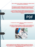 Procedimientos Previos, Cadena de Custodia y Fundamentos de Criminalística