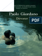 Paolo Giordano Devorer Le Ciel