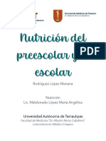 Nutrición Del Preescolar y El Escolar