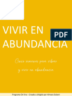 Semana 5 - Vivir en Abundancia