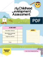 Early Childhood Development Assessment