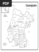 Mapa de Guanajuato Con Nombres | PDF