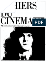 Cahiers DU Cinema 287: " I Sommaire/Revue Mensuelle/Avril 1978