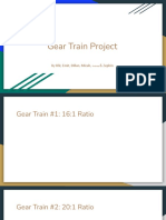 Gear Train Project