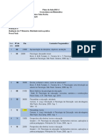 Plano de Aula Psicologia